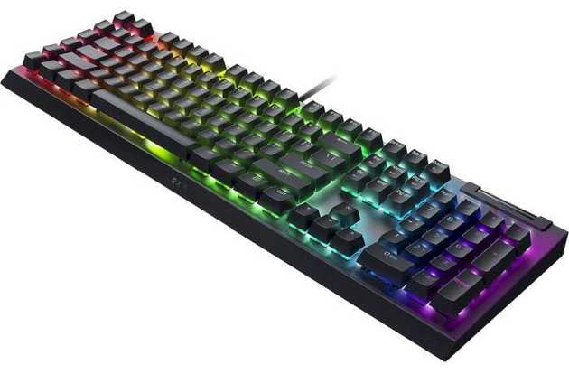 Фото - Клавиатура проводная игровая Razer BlackWidow V4 X Green Switch RU (RZ03-04700800-R3R1)