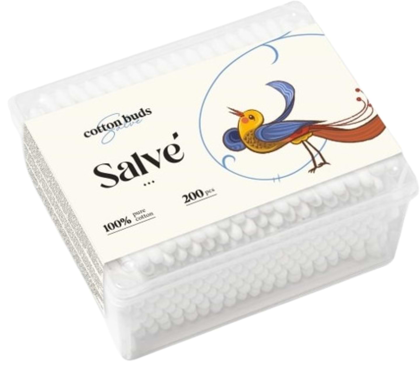 Ватні палички Salve 200 шт. (5853954200607)