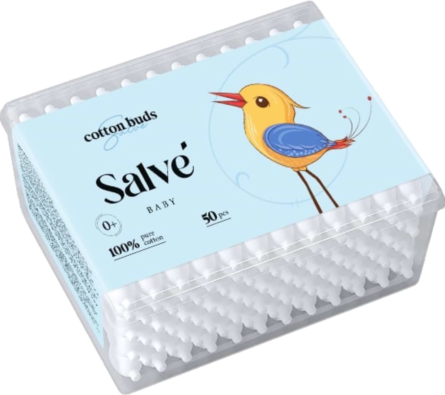 Ватні палички Salve 50 шт. (5853954200614)