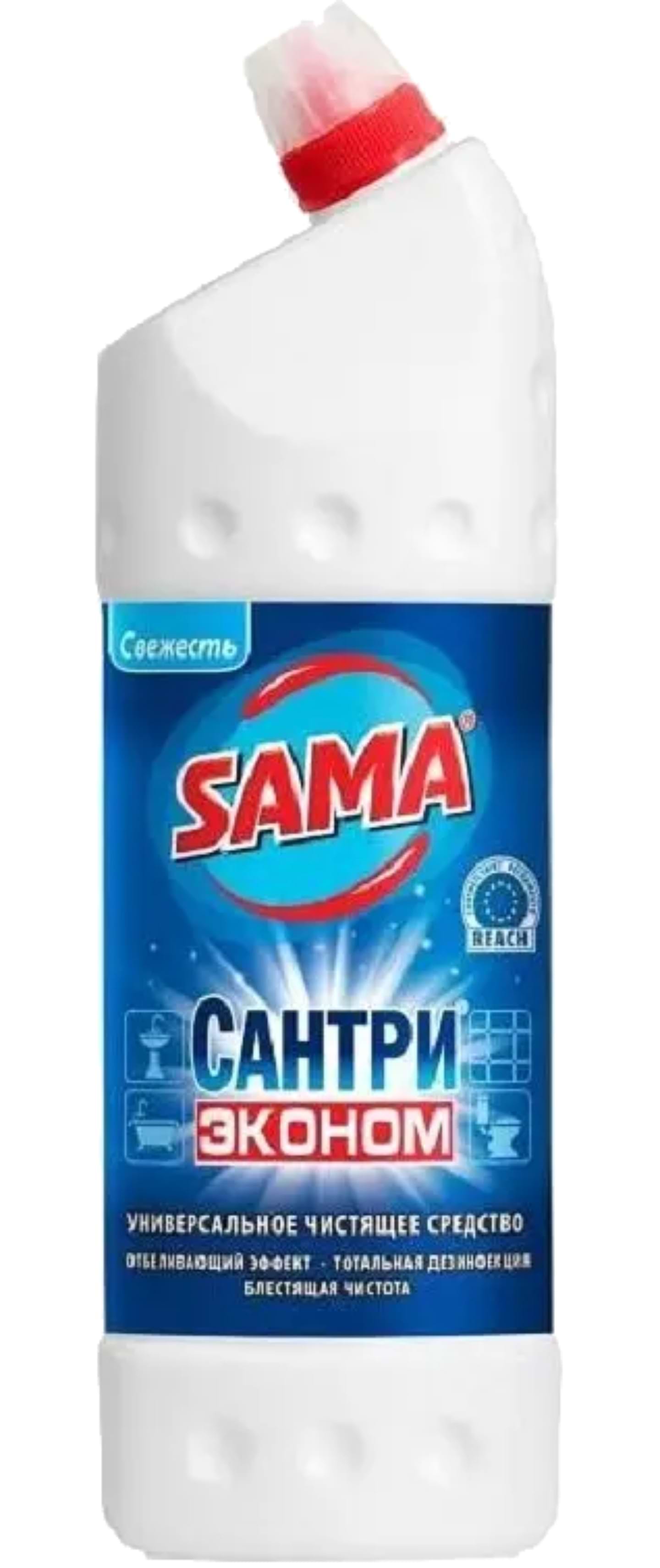 Засіб для чищення універсальний SAMA САНТРІ Свіжість 1 л - Фото 1