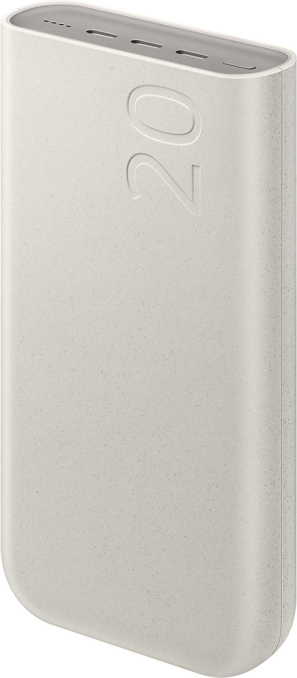 Фото - Батарея мобільна Samsung Battery Pack 20000 mAh 45W Super Fast Charging 2.0 Beige (EB-P4520XUEGEU)