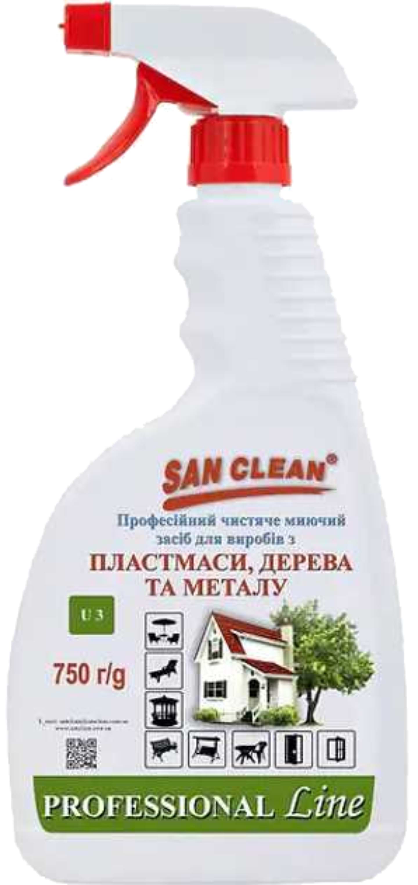 Засіб для чищення універсальний San Clean PROFESSIONAL LINE 750 г (4820003544877)