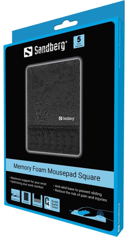 Фото - Коврик для мыши Sandberg Memory Foam Mousepad (520-38)