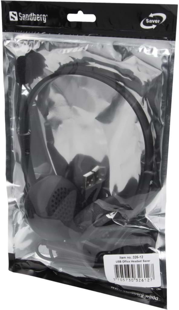 Фото - Гарнітура дротова Sandberg USB Office Headset (326-12)