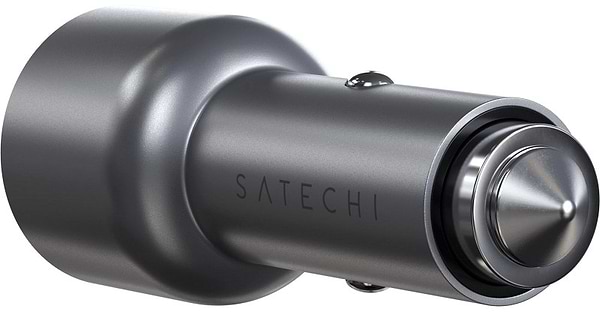 Фото - Автомобильное зарядное устройство Satechi 40W Dual USB-C PD Car Charger Space Gray (ST-U2C40CCM)