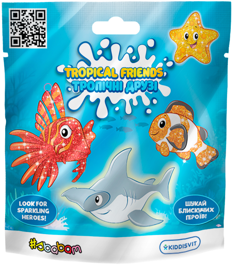 Стретч-антистресс #sbabam серии Желейная – ТРОПИЧЕСКИЕ ДРУЗЬЯ 8 шт. (120/CN23-CDU)