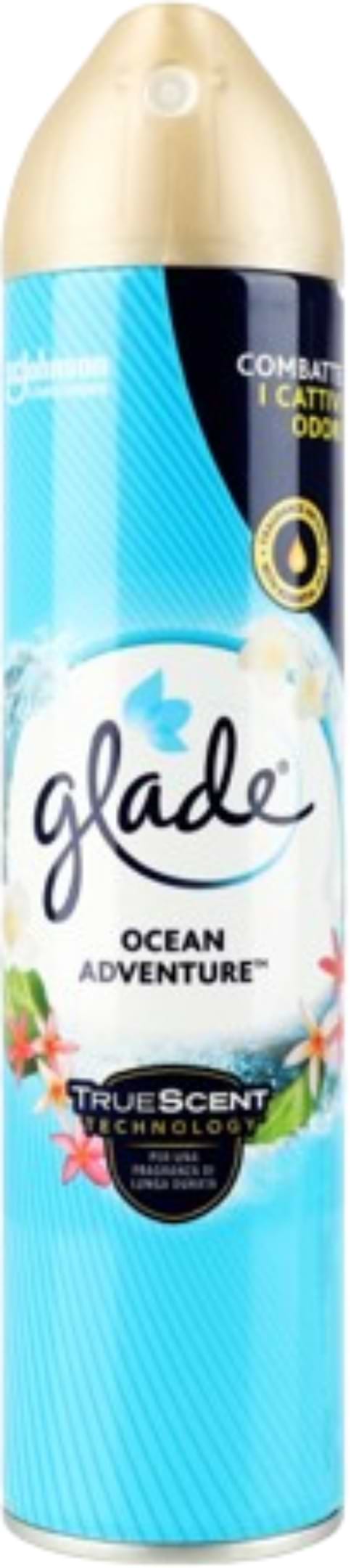 Освіжувач повітря аерозольний SC Johnson Glade Океанський оазис 300 мл (5000204341089) - Фото 1