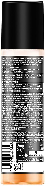 Фото - Спрей для волос Schwarzkopf Prof. Gliss Kur 200 мл (4015000941334)