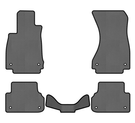 EVA коврики в салон авто EVAtech для A4 (B9) Audi 2015 5 поколение Sedan EU (AU348CB5AV8RGB)