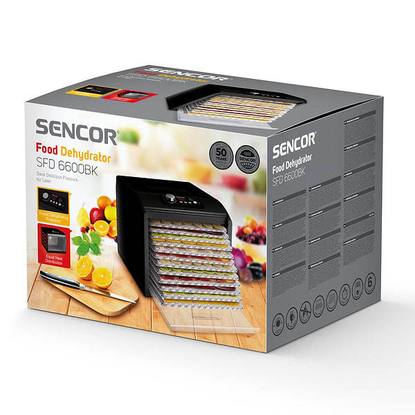 Фото - Сушилка для фруктов и овощей Sencor SFD 6600BK