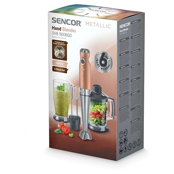Фото - Блендер погружной Sencor SHB5606GD