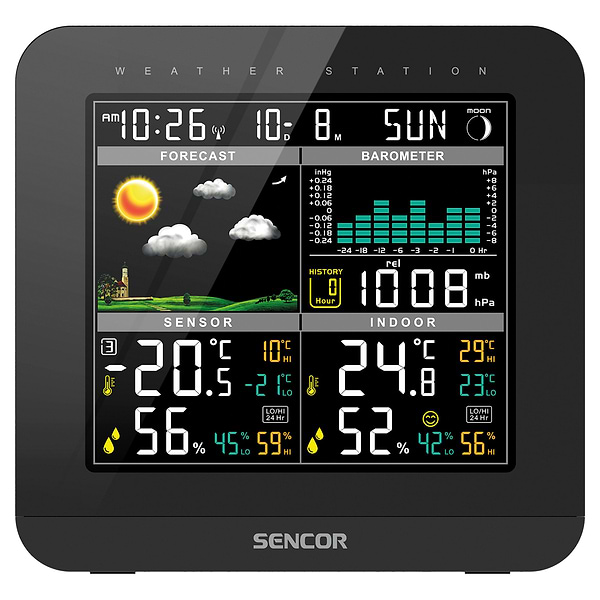 Фото - Метеостанция Sencor SWS5800