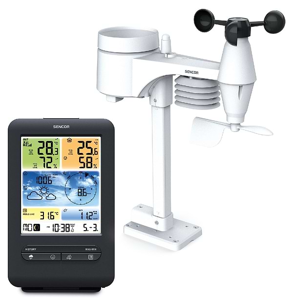 Фото - Метеостанция Sencor SWS9898WIFI Фото - Метеостанция Sencor SWS9898WIFI