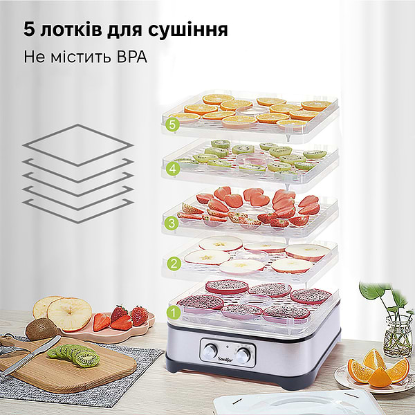 Фото - Сушилка для фруктов и овощей Sonifer SF-4017