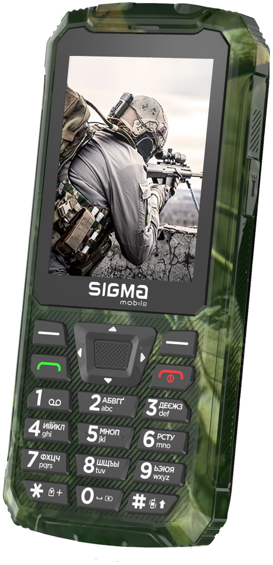 Фото - Уценка - Мобильный телефон Sigma mobile X-treme PR68 TYPE-C Khaki