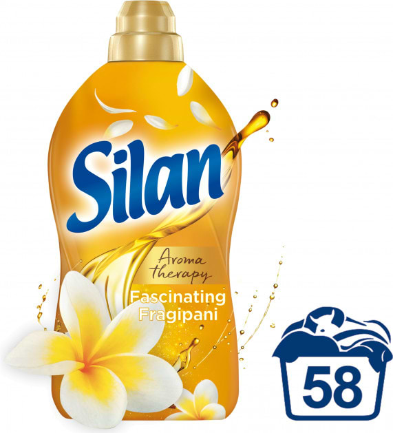 Фото - Ополіскувач для білизни Silan Ароматерапія Захоплюючий Франжіпані 1.45 л (ОС7747)