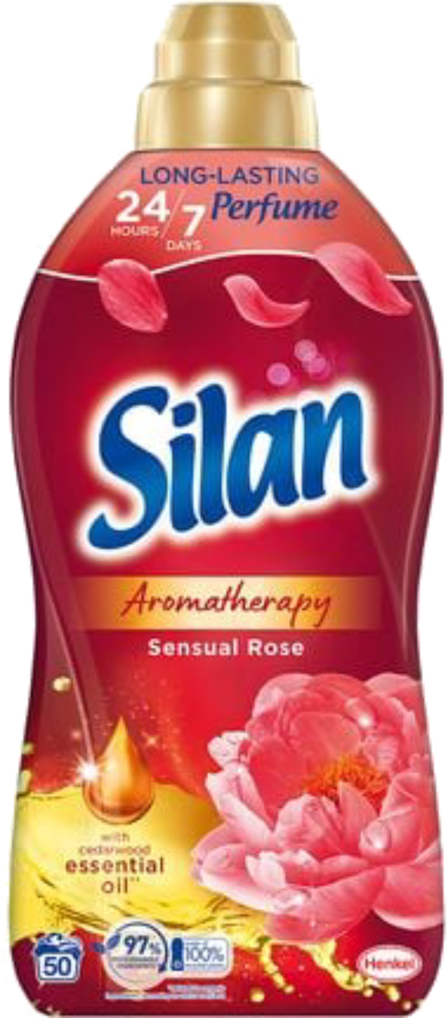 Ополаскиватель для белья Silan Аромотерапия Чувственная роза 1100 мл - Фото 1