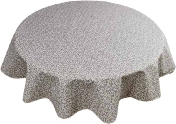 Фото - Скатертина кругла Прованс Simfoni Капучіно D-136 см (033619)