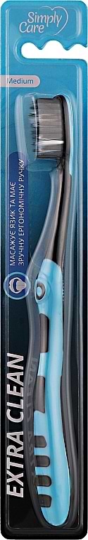 Зубная щетка Simply Care средней жесткости Extra clean (2917200090824)