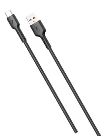 Кабель синхронізації даних SkyDolphin S07T TPE High Elastic Line USB-USB Type-C 1m White (USB-000595)