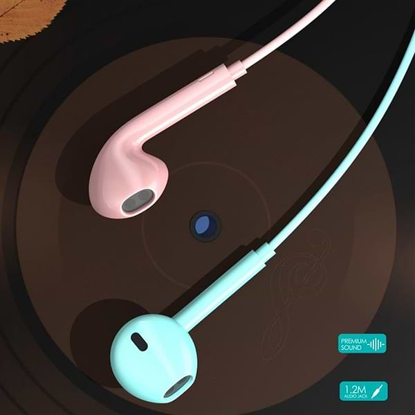 Фото - Навушники вкладиші дротові SkyDolphin SR06 Soft Blue (HF-000467)