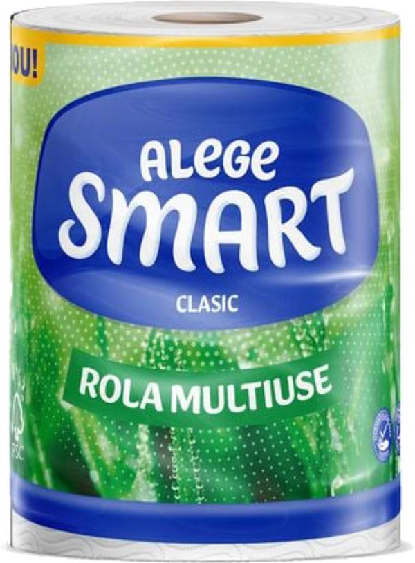 Фото - Полотенца бумажные Smart Classic 220 длинных отрывов, 41,8м, 2 слоя, 1 рулон Фото - Полотенца бумажные Smart Classic 220 длинных отрывов, 41,8м, 2 слоя, 1 рулон