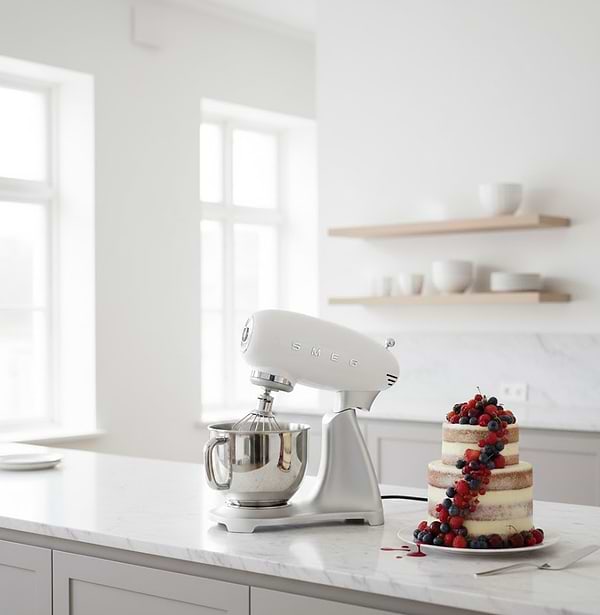Фото - Планетарный миксер Smeg SMF04WHEU