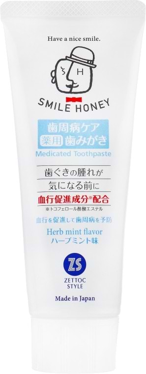 Зубна паста Smile Honey Blood способствует циркуляции крови 120 г (4582118954209)