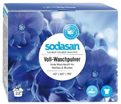 Фото - Стиральный порошок Sodasan Heavy Duty 1.01 кг (4019886050609)