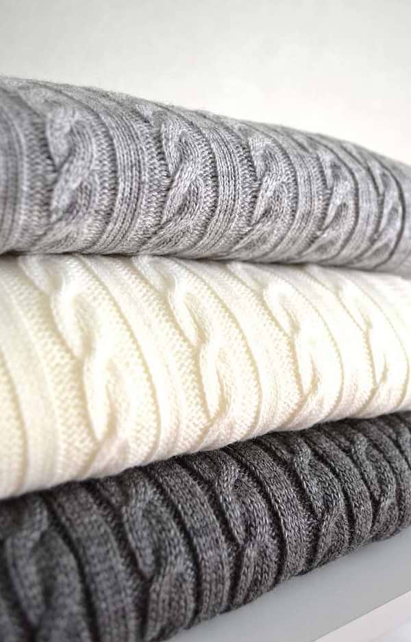 Фото - Плед евро SOFT косы Серый 220х240 (013970)