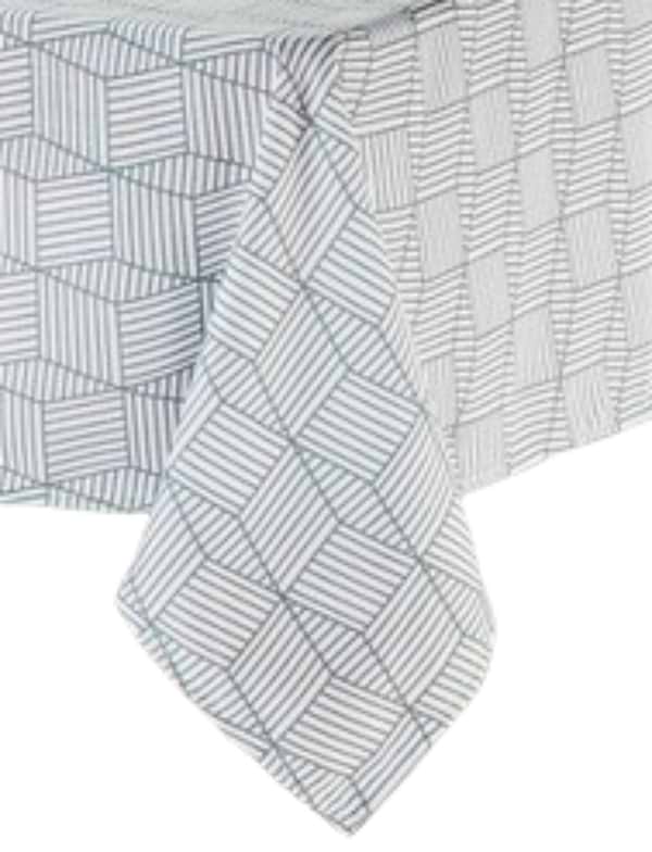 Фото - Скатерть прямоугольная SOHO 140х180 см Geomeria Grey (04-TC-00753-1)