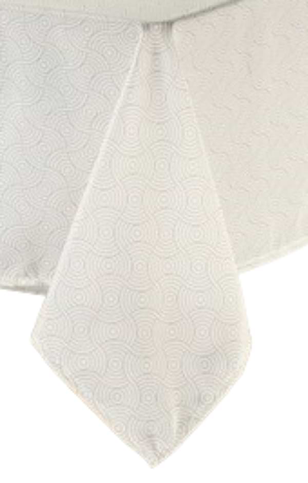 Фото - Скатертина прямокутна SOHO 140х180 см Сircles Cream (04-TC-00639-1)