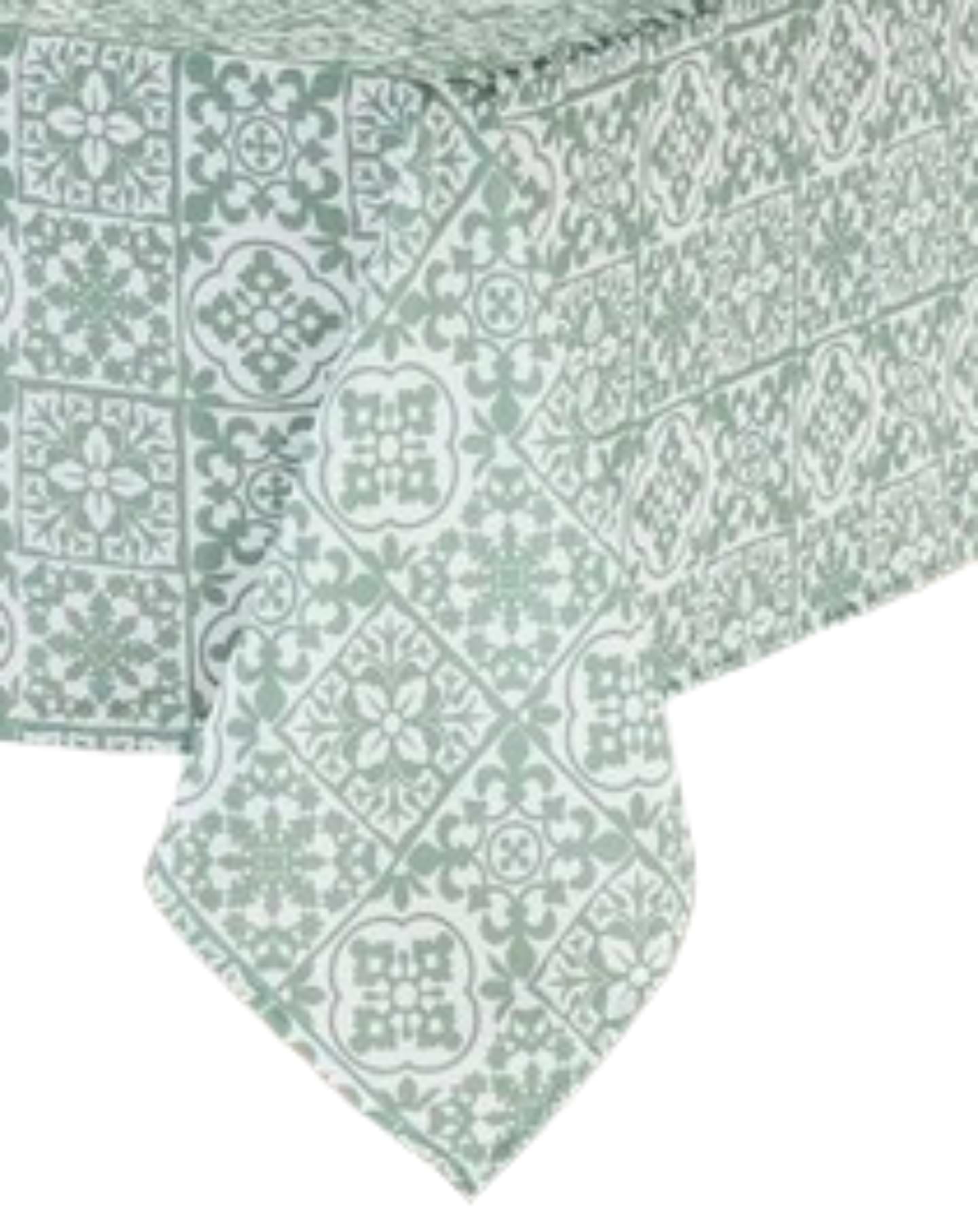 Скатертина прямокутна SOHO 140х180 см Mosaic Green (04-TC-00129-1) - Фото 1