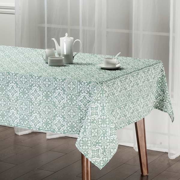 Фото - Скатертина прямокутна SOHO 140х180 см Mosaic Green (04-TC-00129-1)
