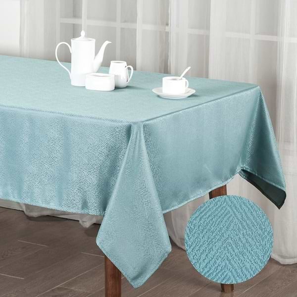 Фото - Скатертина прямокутна SOHO 140х180 см Oxford Turquoise (04-TC-00644-1)
