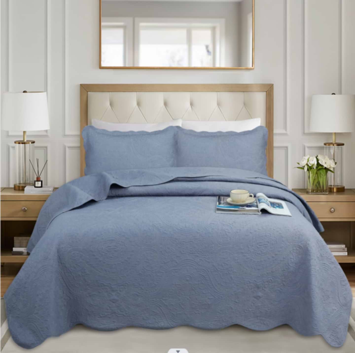 Покривало двоспальне SOHO 220х240 см Venzel Gray (A120117)