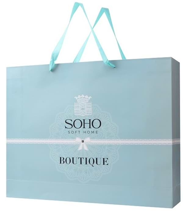 Фото - Комплект постільної білизни SOHO Boutique 200х230 Сircle Plum (A130088)