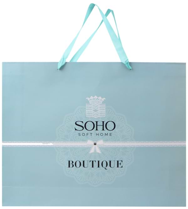 Фото - Комплект постільної білизни SOHO Boutique 200х230 Сircle Plum (A130088)