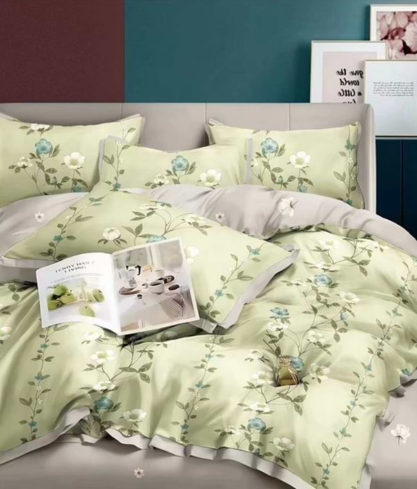 Фото - Комплект постельного белья SOHO Elle 200х230 Flower Olive Grey (A130211)