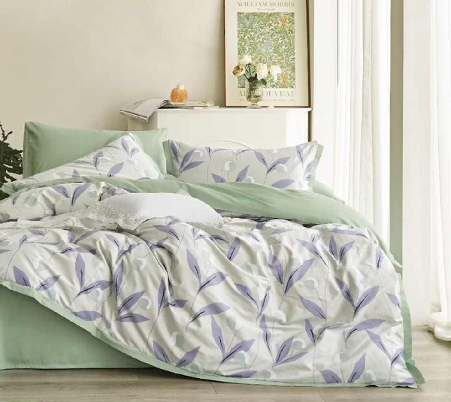 Комплект постільної білизни SOHO Elle 200х230 Voyage Green (A130063) - Фото 1