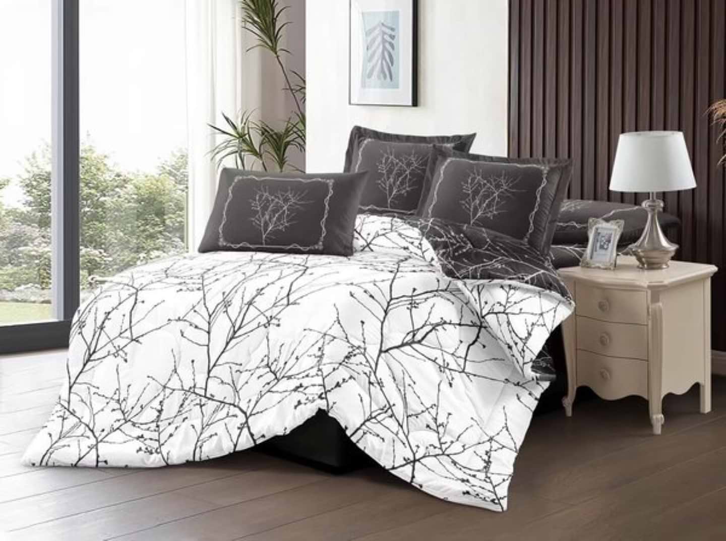 Комплект постільної білизни SOHO Lounge 200х230 Masi Graphite (A130122) - Фото 1