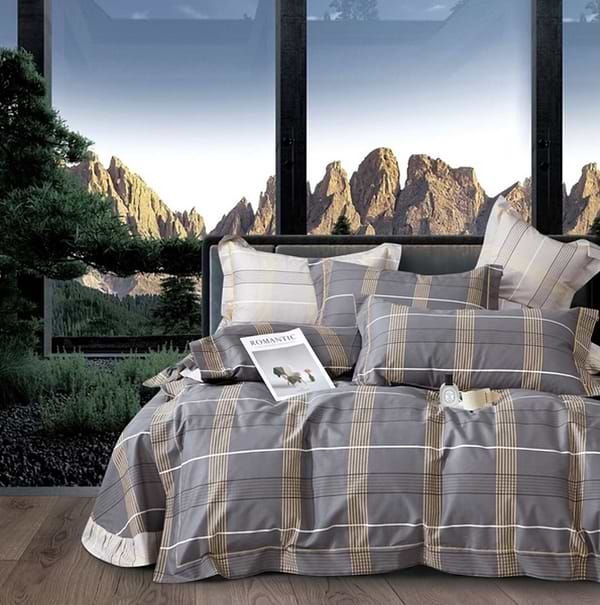 Фото - Комплект постільної білизни SOHO Studio 200х230 Square Beige (A130046)