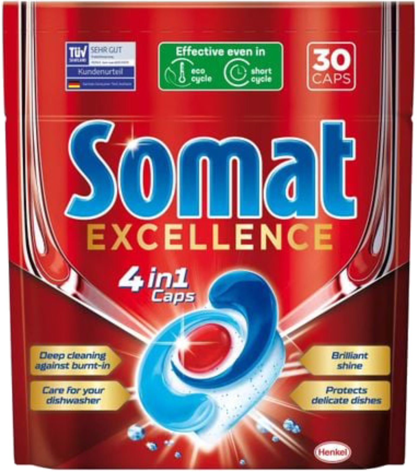 Таблетка для посудомийної машини Somat Exellence 30 шт - Фото 1
