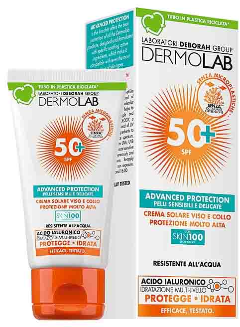 Фото - Средство для загара DERMOLAB крем для лица и шеи SPF 50+ для чувствительной и деликатной кожи 50 мл (8009518491876)