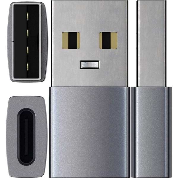 Фото - Переходник Satechi Aluminum Type-A to Type-C Adapter Silver (ST-TAUCS)