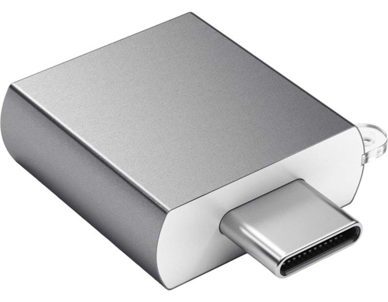 Перехідник Satechi Type-C USB Adapter Space Gray (ST-TCUAM)