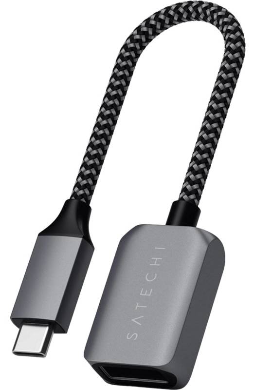 Перехідник Satechi USB-C to USB 3.0 Adapter Cable Space Gray (ST-UCATCM) - Фото 1
