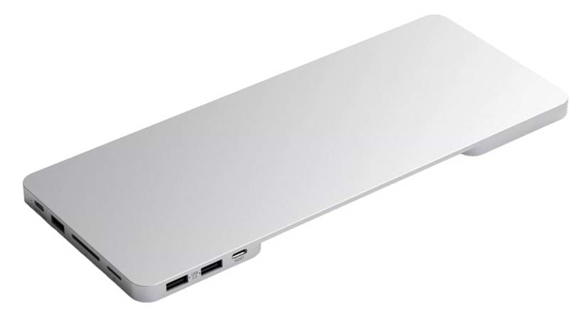Док-станція Satechi Aluminum USB-C Slim Dock Silver for iMac 24" (ST-UCISDS) - Фото 1