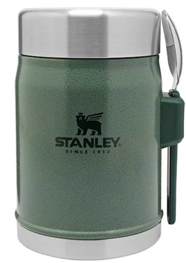 Фото - Термос для продуктів Stanley Classic Hammertone Green 0,4 л