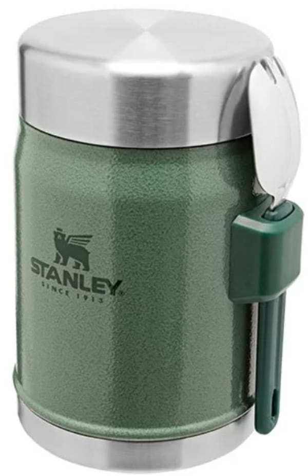 Фото - Термос для продуктів Stanley Classic Hammertone Green 0,4 л